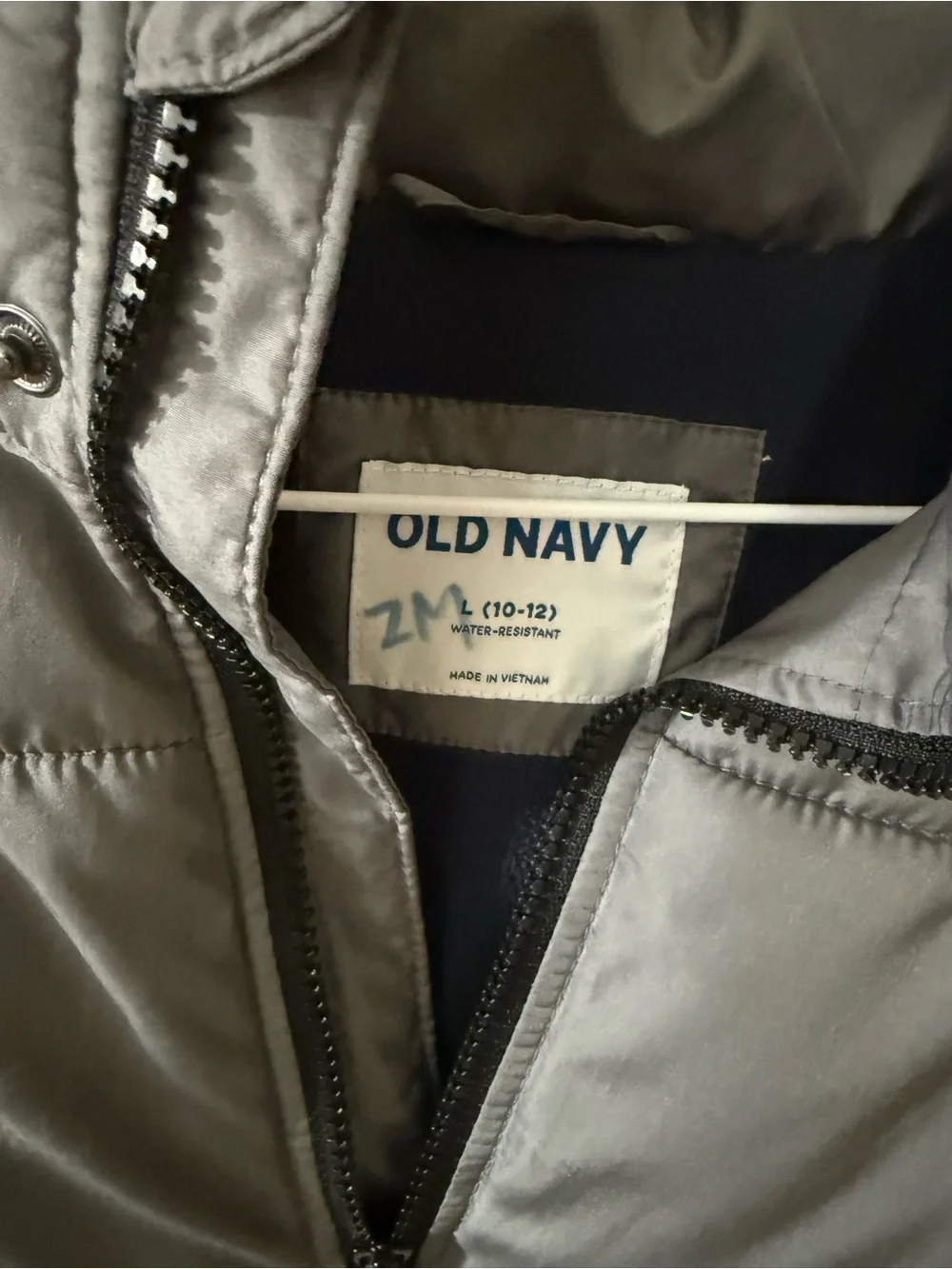 Old Navy Boy’s Gray Puffer Jacket